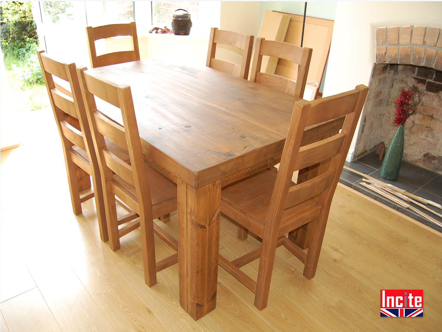 Solid Plank Dining Tables handcrafted by Incite Interiors